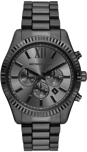 Michael kors best sale black lexington watch