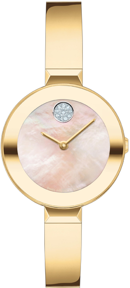 Movado bangle clearance watch gold