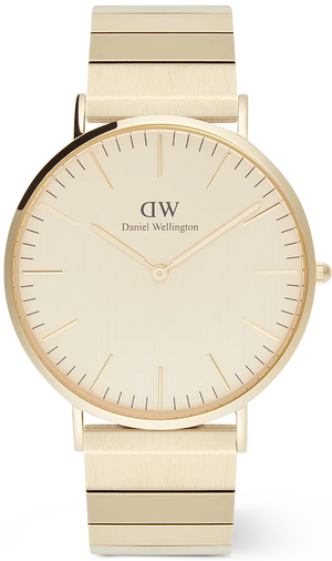 Daniel Wellington Classic Piano Link Gold Unitone 40MM