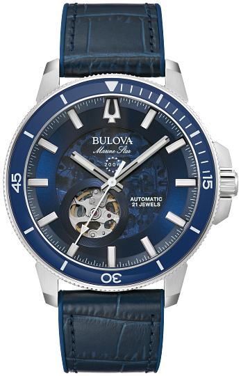 Bulova automatic 21 jewels blue new arrivals