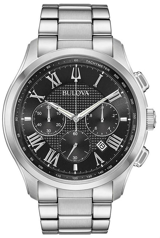 Bulova men's 2024 black square watch