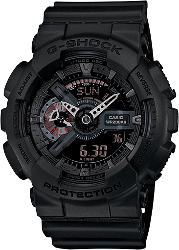 G shock watch black and white sale